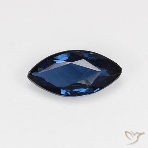 0.66ct Natürlicher Mitternachtsblau Saphir, Marquise, VVS-VS
