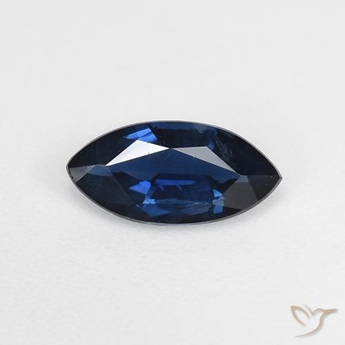 0.58ct Natürlicher Dämmerungsblau Saphir, Marquise, VVS-VS