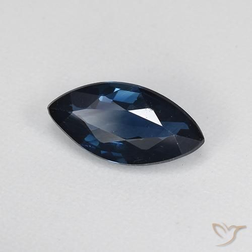 9,17 ctw natürlicher Mitternachtsblau Saphir, Marquise, VVS-VS