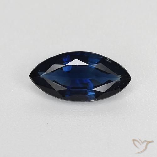 0.68ct Natürlicher Dämmerungsblau Saphir, Marquise, VVS-VS