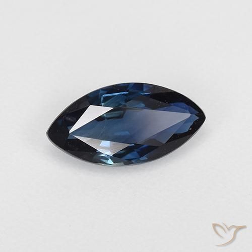 9,17 ctw natürlicher Mitternachtsblau Saphir, Marquise, VVS-VS