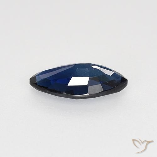 9,17 ctw natürlicher Mitternachtsblau Saphir, Marquise, VVS-VS