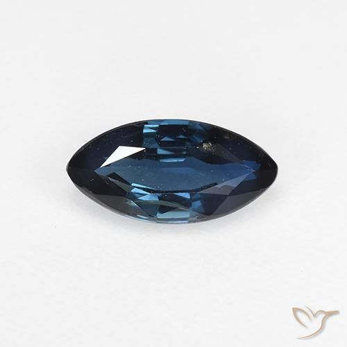 0.67ct Natürlicher dunkelblau Saphir, Marquise, VVS-VS