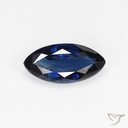 0.67ct Natürlicher Dämmerungsblau Saphir, Marquise, VVS-VS