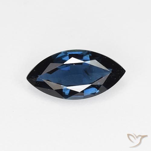 0.66ct Natürlicher Nachtblau Saphir, Marquise, VVS-VS