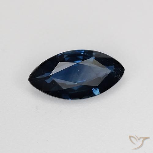 9,17 ctw natürlicher Schwarz Blau Saphir, Marquise, VS