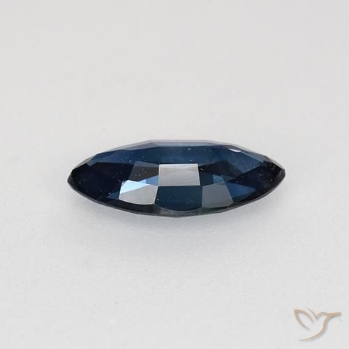 9,17 ctw natürlicher Schwarz Blau Saphir, Marquise, VS