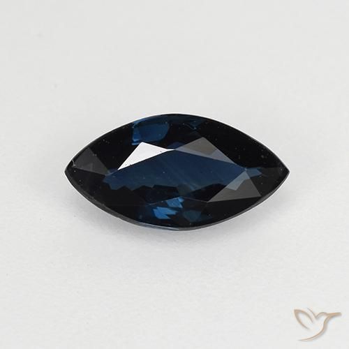 0.69ct Natürlicher Mitternachtsblau Saphir, Marquise, VVS