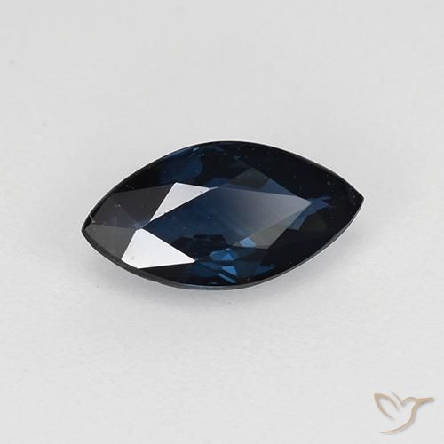 9,17 ctw natürlicher Mitternachtsblau Saphir, Marquise, VVS