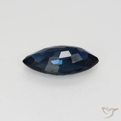 9,17 ctw natürlicher Mitternachtsblau Saphir, Marquise, VVS