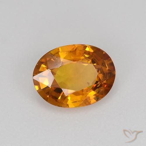 9,17 ctw natürlicher Erde Orange Saphir, Oval, VS
