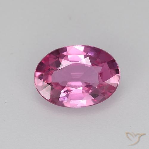 0.67ct Natürlicher Mittelviolett Saphir, Oval, VVS