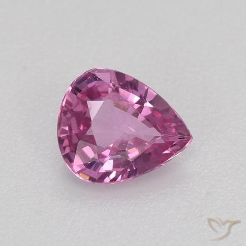 9,17 ctw natürlicher Königslila Rosa Saphir, Birnenform, VVS