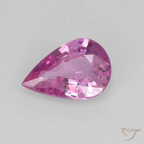 0.64ct Natürlicher Tiefer Sangria Saphir, Birnenform, VVS-VS