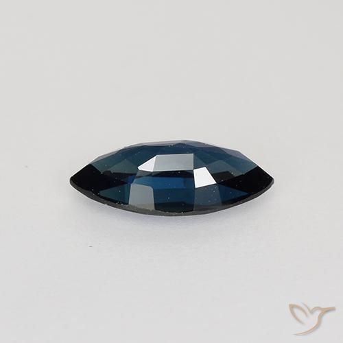 9,17 ctw natürlicher Mitternachtsblau Saphir, Marquise, VVS