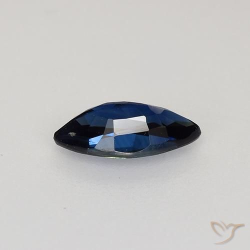 9,17 ctw natürlicher Dämmerungsblau Saphir, Marquise, VVS