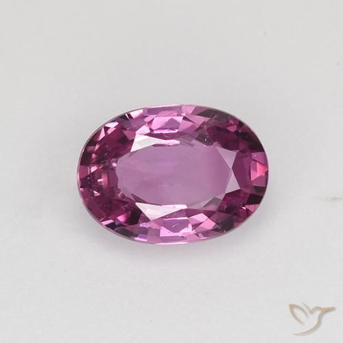 0.82ct Natürlicher Mittelviolett Saphir, Oval, VVS-VS