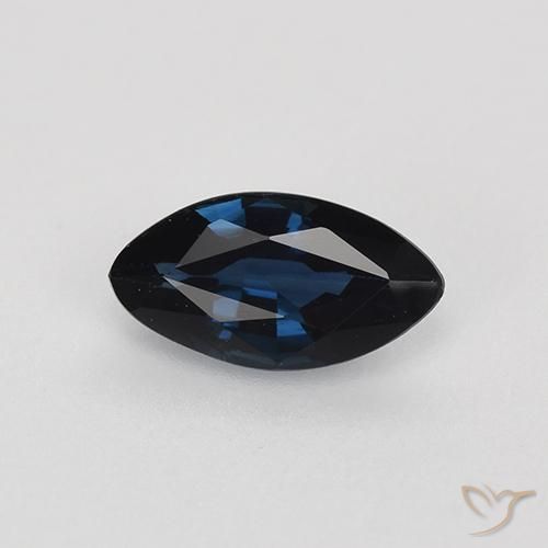 0.69ct Natürlicher Mitternachtsblau Saphir, Marquise, VVS