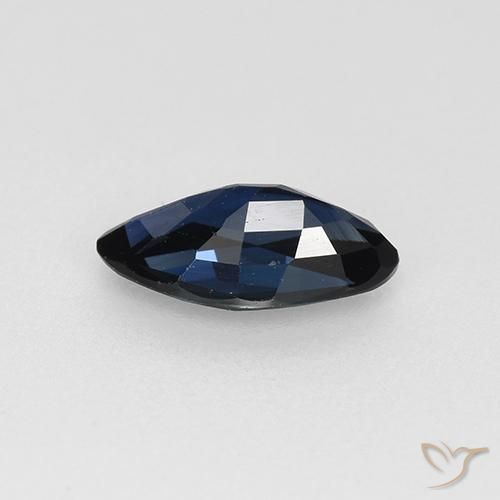9,17 ctw natürlicher Mitternachtsblau Saphir, Marquise, VVS
