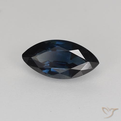 9,17 ctw natürlicher dunkelblau Saphir, Marquise, VVS-VS