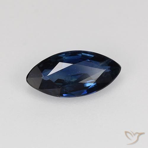 9,17 ctw natürlicher dunkelblau Saphir, Marquise, VVS-VS
