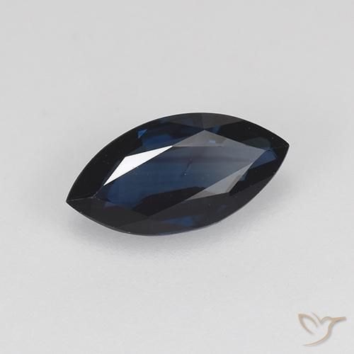 9,17 ctw natürlicher Mitternachtsblau Saphir, Marquise, VVS-VS