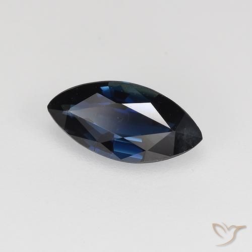 9,17 ctw natürlicher dunkelblau Saphir, Marquise, VVS-VS