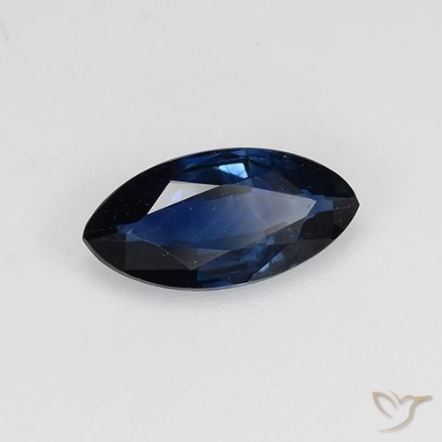 9,17 ctw natürlicher dunkelblau Saphir, Marquise, VVS-VS