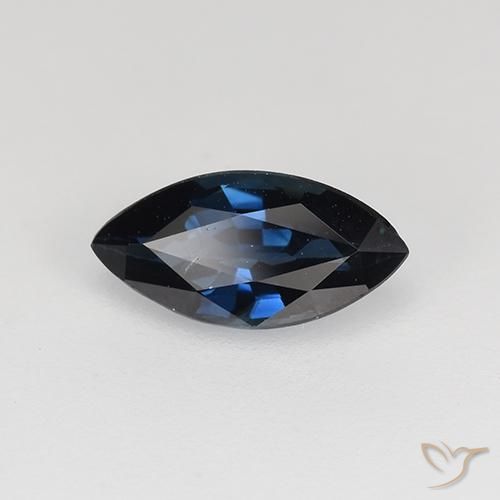 9,17 ctw natürlicher Mitternachtsblau Saphir, Marquise, VVS-VS