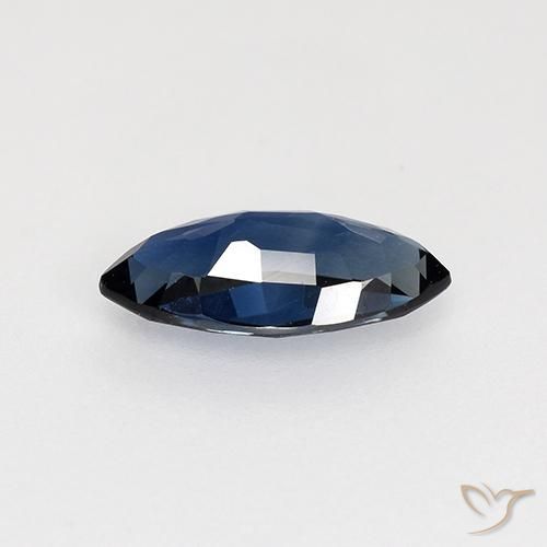 9,17 ctw natürlicher Mitternachtsblau Saphir, Marquise, VVS-VS