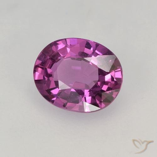 9,17 ctw natürlicher Intensives Pink-Lila Saphir, Oval, VVS
