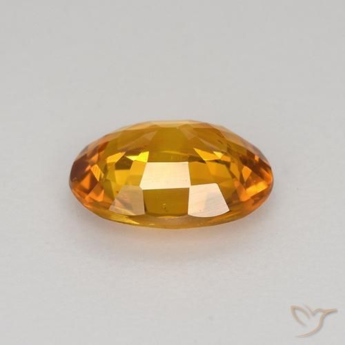 9,17 ctw natürlicher Mittelorange Saphir, Oval, VS
