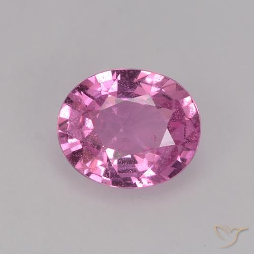 0.78ct Natürlicher Königslila Rosa Saphir, Oval, VS