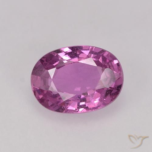 0.86ct Natürlicher Rosaig-lila Saphir, Oval, VS