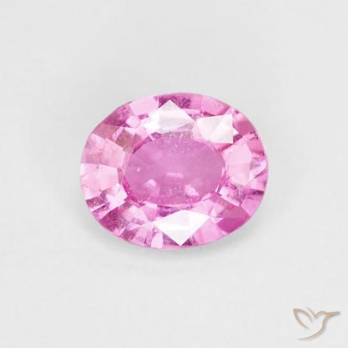 0.68ct Natürlicher pink Saphir, Oval, VS
