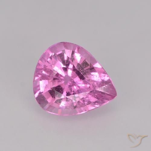 0.74ct Natürlicher Intensives Lila Saphir, Birnenform, VS