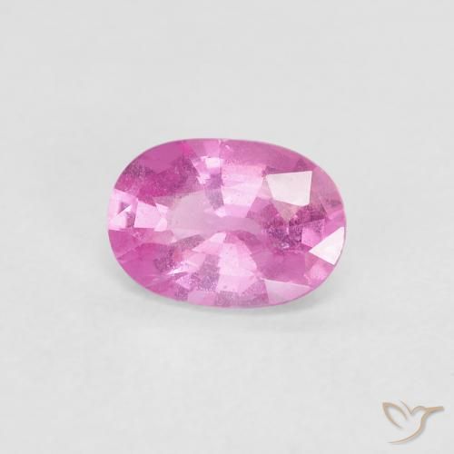 0.79ct Natürlicher pink Saphir, Oval, VS