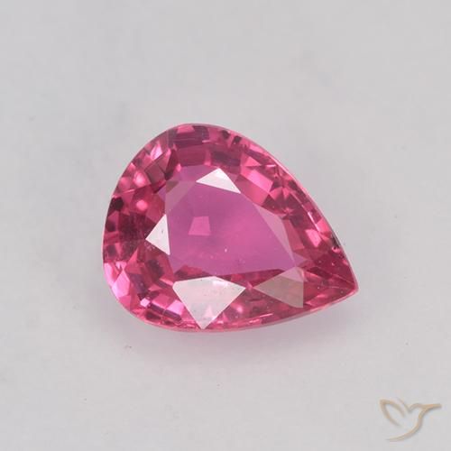0.69ct Natürlicher Mittelrosa Saphir, Birnenform, VVS-VS