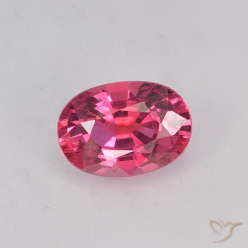 0.58ct Natürlicher Intensives Rosa Saphir, Oval, VVS-VS