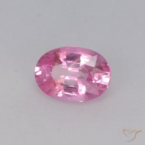 9,17 ctw natürlicher Kaugummi Rosa Saphir, Oval, VVS-VS