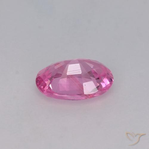 9,17 ctw natürlicher Kaugummi Rosa Saphir, Oval, VVS-VS