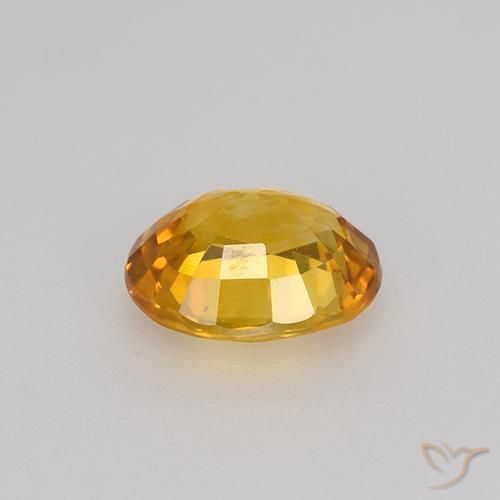 9,17 ctw natürlicher Mittel Orange-Gold Saphir, Oval, VS