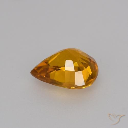 9,17 ctw natürlicher Golden Saphir, Birnenform, VS