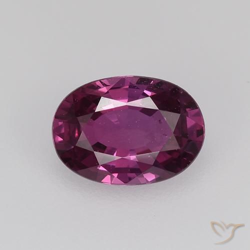 0.73ct Natürlicher dunkellila Saphir, Oval, VVS-VS