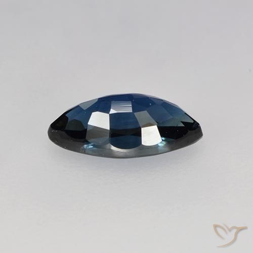 9,17 ctw natürlicher Mitternachtsblau Saphir, Marquise, VVS