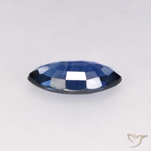 9,17 ctw natürlicher dunkelblau Saphir, Marquise, VS