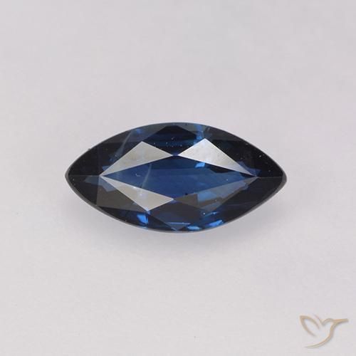 0.71ct Natürlicher Dämmerungsblau Saphir, Marquise, VS