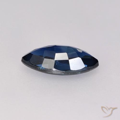 9,17 ctw natürlicher Mitternachtsblau Saphir, Marquise, VVS-VS