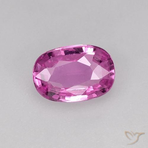0.71ct Natürlicher Mittelrosa Saphir, Oval, VVS-VS