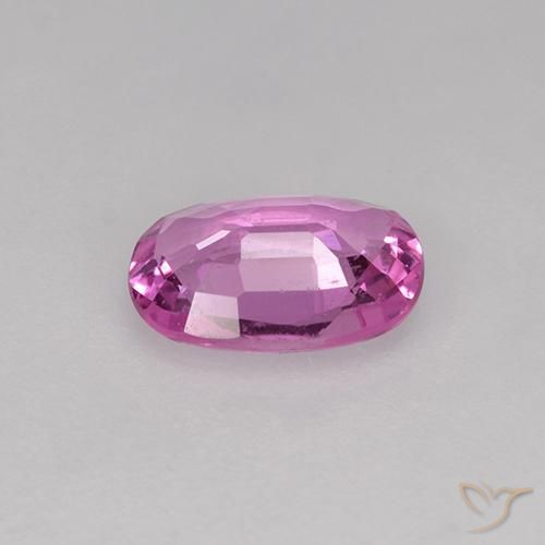 9,17 ctw natürlicher Mittelrosa Saphir, Oval, VVS-VS